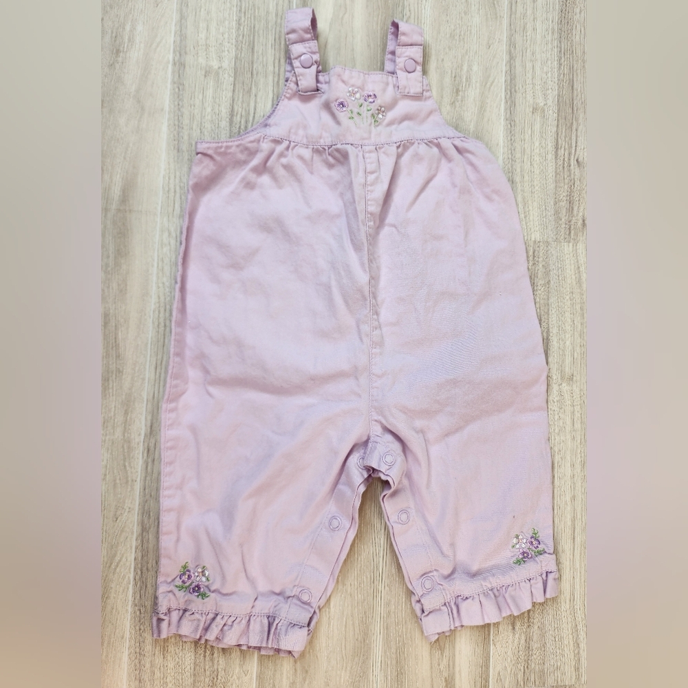 Vintage Carter's 6 Month Light Purple Baby Overalls
